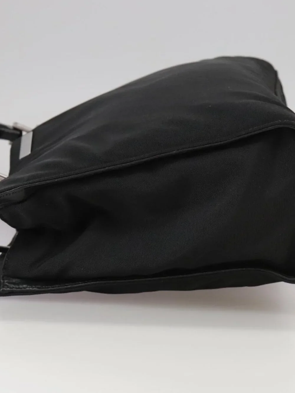 GUCCI Bamboo Hand Bag Nylon Black 002 1016 Auth ep7046